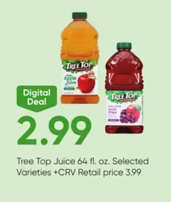 Stater Bros Tree top juice offer