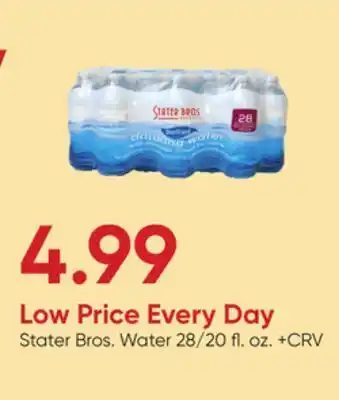 Stater Bros Stater bros. water offer