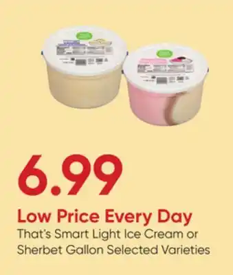 Stater Bros That's smart light ice cream or sherbet offer
