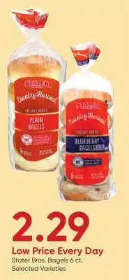 Stater Bros Stater bros. bagels offer