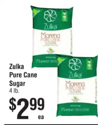 Smart & Final Zulka pure cane sugar offer