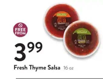 Fresh Thyme Fresh thyme salsa offer