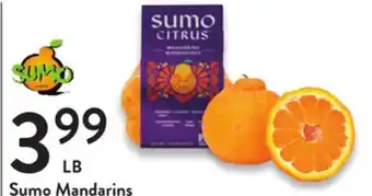 Fresh Thyme Sumo mandarins offer