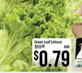 Hmart Green leaf lettuce offer