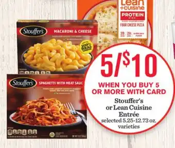 Mariano's Stouffer's or lean cuisine entrée offer