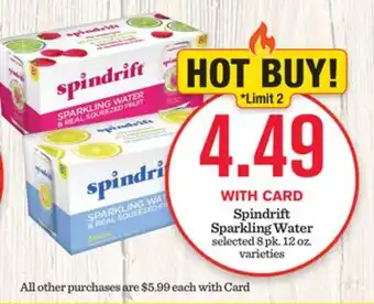 Mariano's Spindrift sparkling water offer