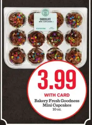 Mariano's Bakery fresh goodness mini cupcakes offer