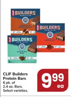 Jewel-Osco Clif builders protein bars offer