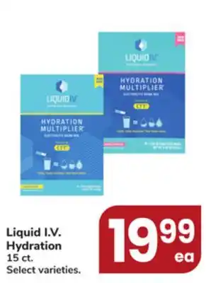 Jewel-Osco Liquid i. v. hydration offer
