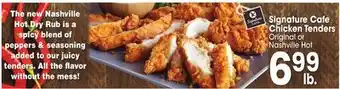 Jewel-Osco Signature cafe chicken tenders offer