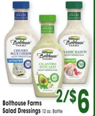 Jewel-Osco Bolthouse farms salad dressings offer