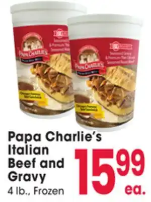 Jewel-Osco Papa charlie's italian beef and gravy offer