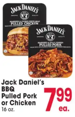 Jewel-Osco Jack daniel's bbq pulled pork or chicken offer