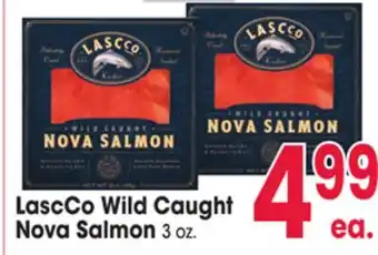 Jewel-Osco Lascco wild caught nova salmon offer