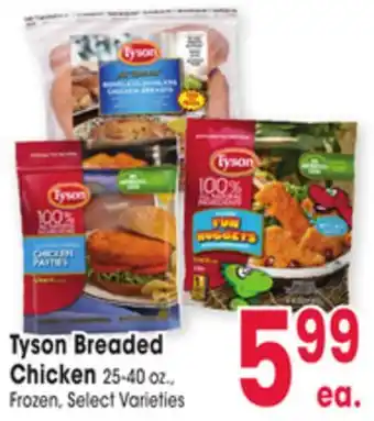 Jewel-Osco Tyson breaded chicken offer