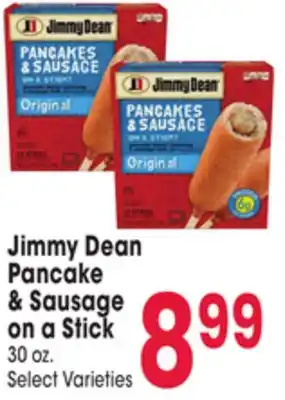 Jewel-Osco Jimmy dean pancake & sausage on a stick offer