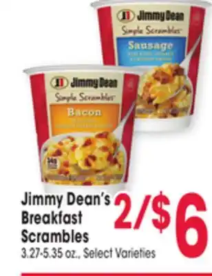 Jewel-Osco Jimmy dean's breakfast breakfast scrambles offer