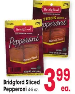 Jewel-Osco Bridgford sliced pepperoni offer
