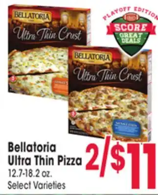 Jewel-Osco Bellatoria ultra thin pizza offer