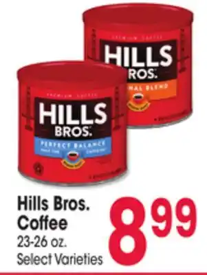Jewel-Osco Hills bros. coffee offer