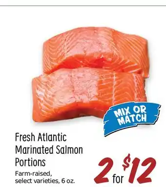 Sprouts Farmers Market Fresh atlantic marinated salmon portions offer