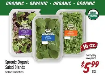 Sprouts Farmers Market Sprouts organic salad blends offer