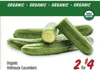 Sprouts Farmers Market Organic hothouse cucumbers offer