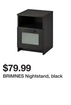 Ikea Brimnes nightstand, black offer