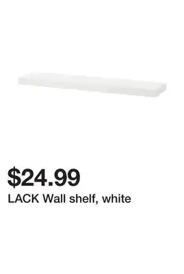 Ikea Lack wall shelf, white offer