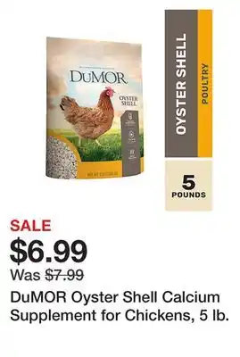 Tractor Supply Company Dumor oyster shell calcium supplement for chickens, 5 lb offer