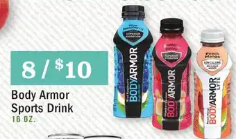 Heinen's Body armor sports drink offer