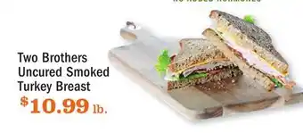 Heinen's Two brothers uncured smoked turkey breast offer