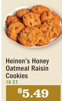 Heinen's Heinen's honey oatmeal raisin cookies offer