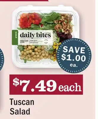 Heinen's Tuscan salad offer