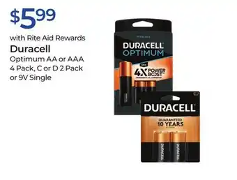 Rite Aid Duracell offer