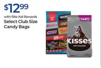 Rite Aid Select club size candy bags offer