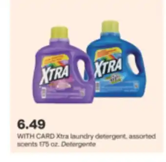 CVS Xtra laundry detergent, assorted scents 175 oz offer