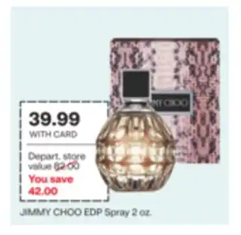 CVS Jimmy choo edp spray 2 oz offer