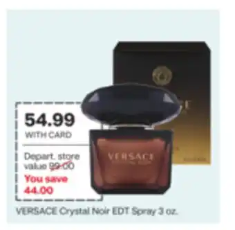 CVS Versace crystal noir edt 3 oz offer