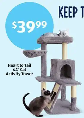 Aldi Heart to tail 44 cat activity tower offer