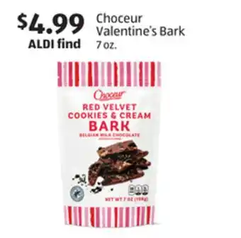 Aldi Choceur valentine's bark offer