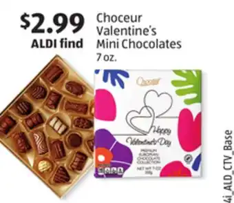 Aldi Choceur valentine's mini chocolates offer