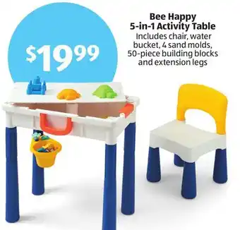 Aldi Bee happy 5-in-1 activity table offer