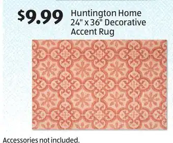 Aldi Huntington home 24 x 36 decorative accent rug offer