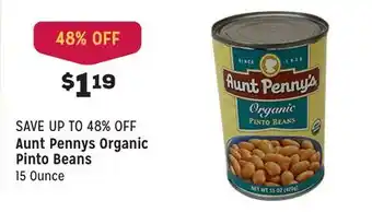 Grocery Outlet Organic pinto beans offer