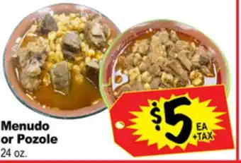 Superior Grocers Menudo or pozole offer