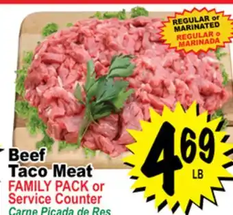 Superior Grocers Beef taco meat offer
