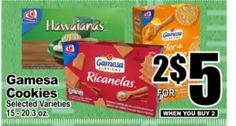 Superior Grocers Gamesa cookies offer