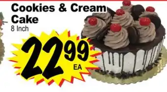 Superior Grocers Cookies & cream cake offer