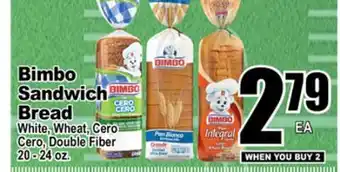 Superior Grocers Bimbo sandwich bread offer